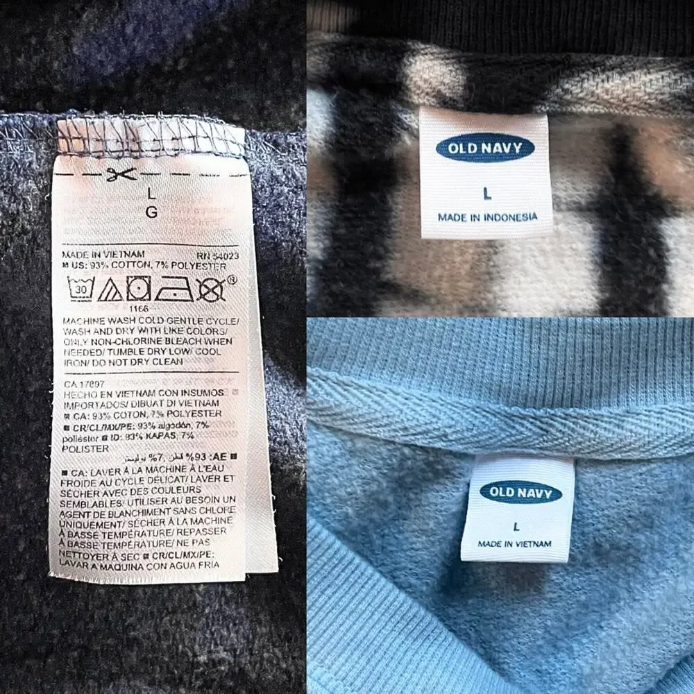 Bundle of 2 Old Navy Tie-Dye Sweatshirt and Joggers Sweat Sets Size M/L - Picture 7 of 12